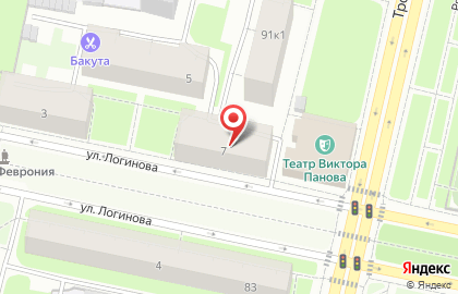 Магазин алкогольных напитков Винотека в Архангельске на карте