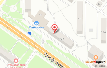 Магазин свежего пива свежего пива на Профсоюзной улице на карте