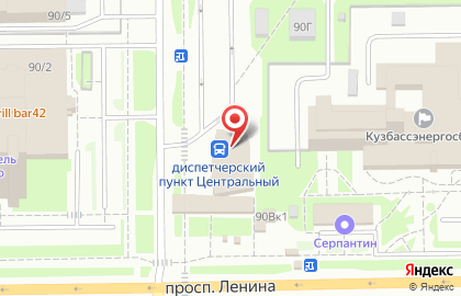Такси Блюз на проспекте Ленина на карте