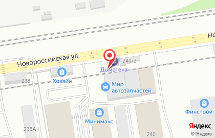 Строительная компания Строим дом на Новороссийской улице на карте