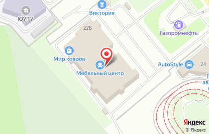 Фабрика мягкой мебели Sid-диваны в Курчатовском районе на карте