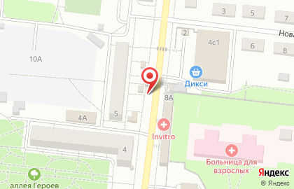 Киоск фруктов и овощей на Московской улице на карте