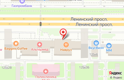 Магазин товаров для рукоделия, шитья и творчества Искусница на метро Ленинский проспект на карте
