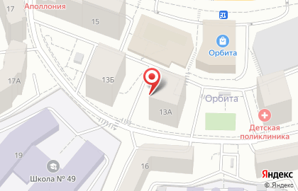 Жилой комплекс Орбита в Ленинском районе на карте