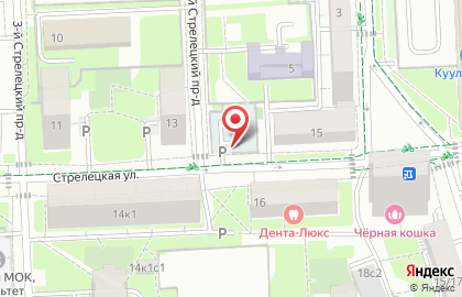 Автостоянка Интерпаркинг на карте