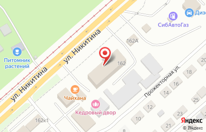 Оптово-розничный магазин Сибколор в Октябрьском районе на карте