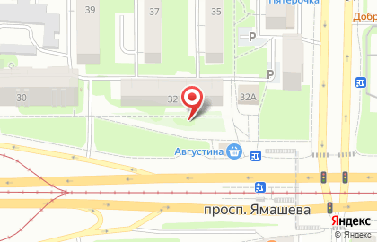 Три тополя в Ново-Савиновском районе на карте