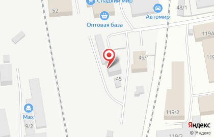 Автомойка Шиносервис на улице Чкалова на карте