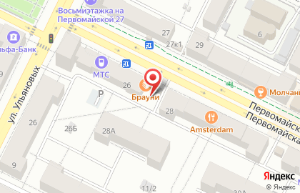 Киоск по продаже фруктов и овощей в Кировском районе на карте