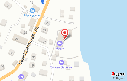Отель Аура на карте
