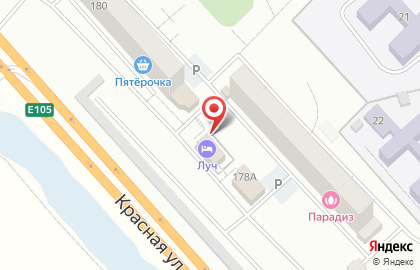 Хостел Луч в Солнечногорске на карте
