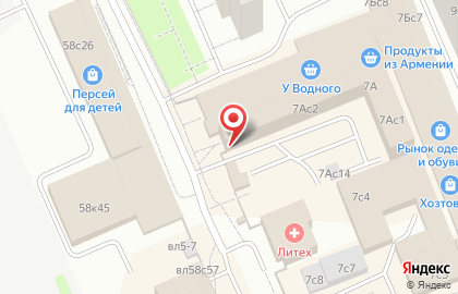 Магазин Красное&Белое на Кронштадтском бульваре на карте