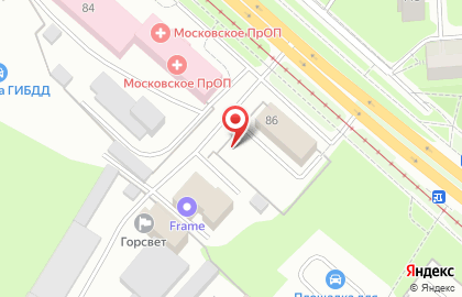 Шиномонтажная мастерская в Свердловском районе на карте