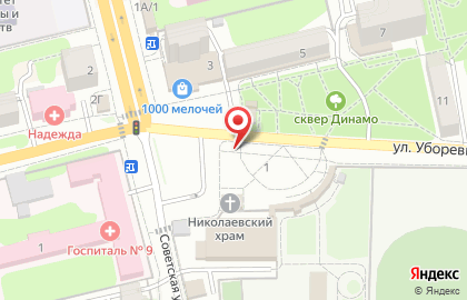 Киоск по продаже питьевой воды Ключ Здоровья в Тамбове на карте