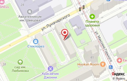 Агентство недвижимости Караван на улице Луначарского на карте