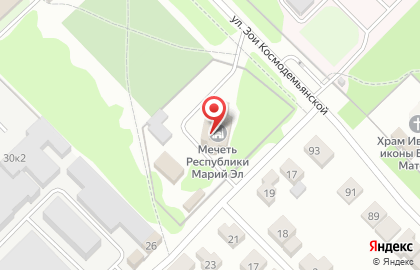 Региональное духовное управление мусульман Республики Марий Эл на карте