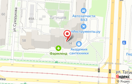 Частный детский сад в Екатеринбурге на карте