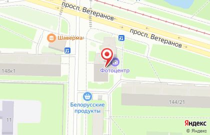 Фотоуслуги на проспекте Ветеранов на карте