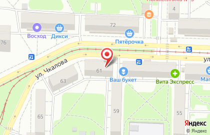 Магазин разливного пива Солод в Ленинском районе на карте