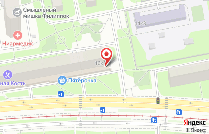 Магазин мясной продукции на улице Героев Панфиловцев на карте