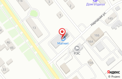 Супермаркет Магнит в Белгороде на карте