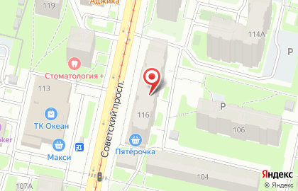 Садовый центр Сияние на Советском проспекте на карте
