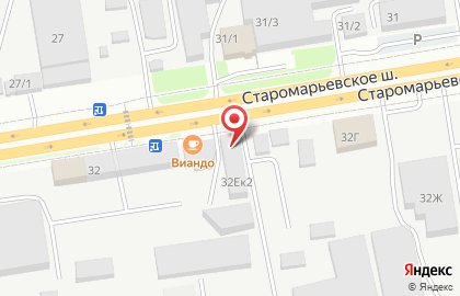 СТО 24 часа на Старомарьевском шоссе на карте