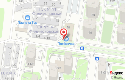 Автостоянка в Туле на карте