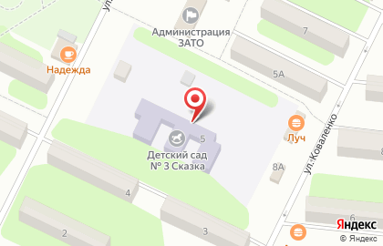 Детский сад №3 Сказка на карте