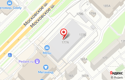 Гринвич на Московском шоссе на карте