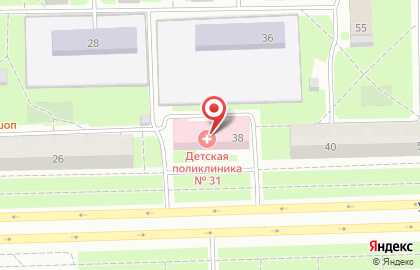 Городская поликлиника №51 на Орджоникидзе на карте