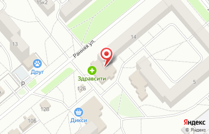 Банкомат АКБ Югра, филиал в г. Ярославле в Заволжском районе на карте