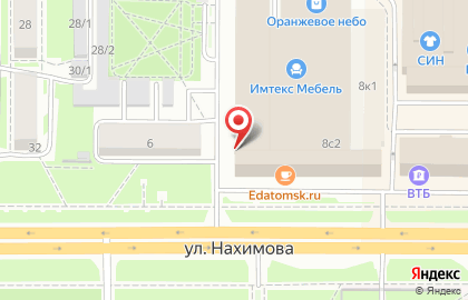 Автомагазин Нахимовский на карте