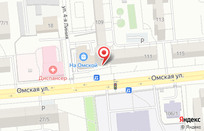 Бар в Омске на карте