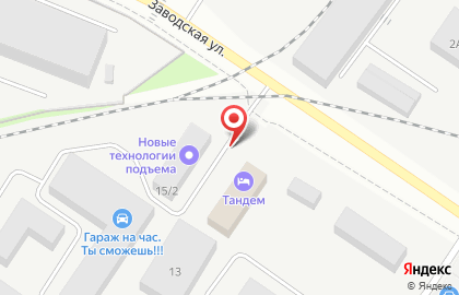 ЮСТА на Заводской улице на карте
