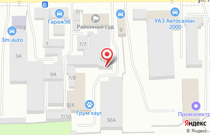 Автосервис Прогресс на улице Монтажников на карте