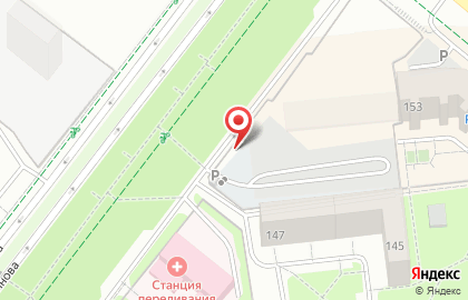Автостоянка в Казани на карте