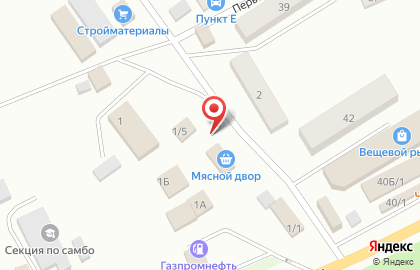Магазин Мясной двор на Советской улице на карте