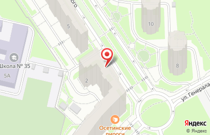 Универсам Верный в Москве на карте