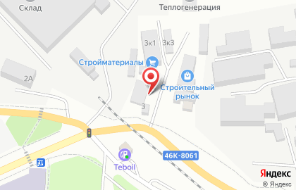 Магазин строительно-отделочных материалов на Хлебозаводской улице на карте