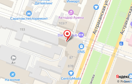 Завод Проммаш на Астраханской улице на карте