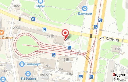 Киоск по продаже фруктов и овощей в Барнауле на карте