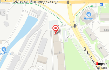Торговая компания Карбон на Сельской Богородской улице на карте