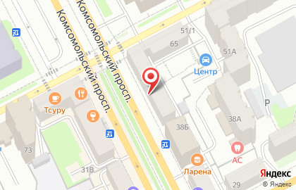 Уют в Перми на карте