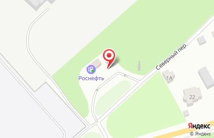 Роснефть в Северном переулке на карте