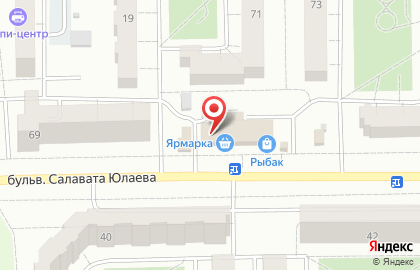 Кондитерский магазин Мир сладостей на улице Салавата Юлаева, 69а в Салавате на карте