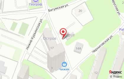 Городская служба эвакуации МЭТР в Кировском районе на карте