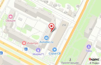 Hi-Tech сервис в Пролетарском районе на карте