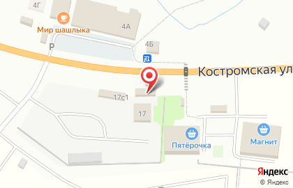 Бистро в Туношне на карте