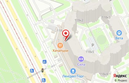 Супермаркет Пятёрочка в Санкт-Петербурге на карте